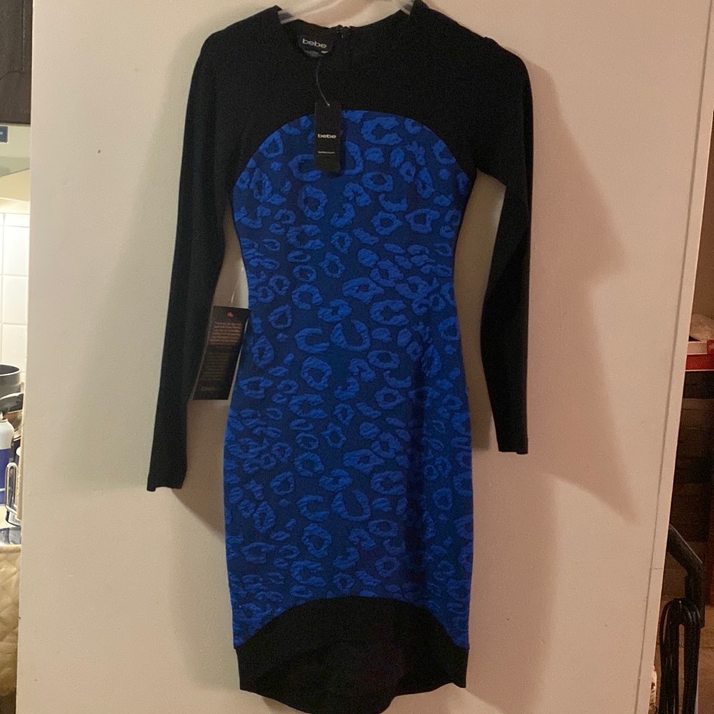 Bebe, xx small, blue/black